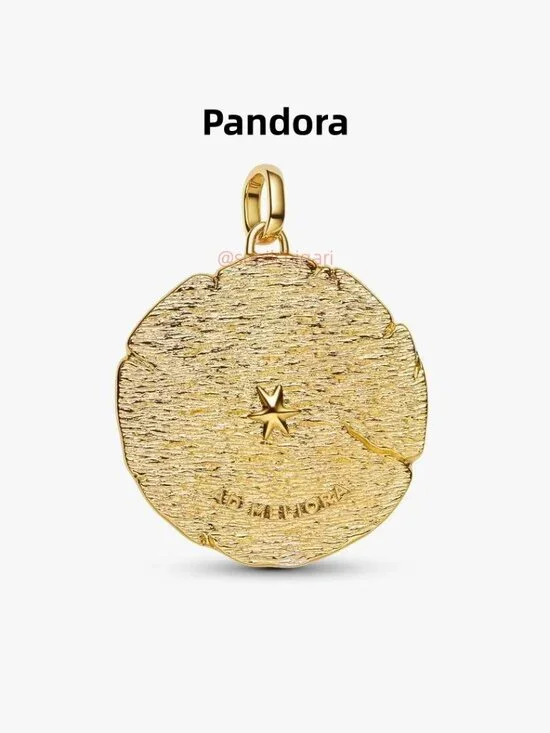 Pandora Crossing Arrows Oversized Medallion Charm - Picture 2 of 3